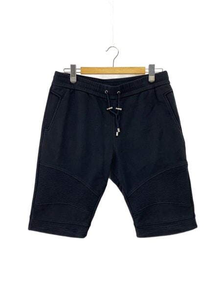 ち*び様 美品 BALMAIN バルマン スウェット ショートパンツ 黒 BALMAIN(バルマン) / ショートパンツ/XXL/コットン/BLK/OB000B028