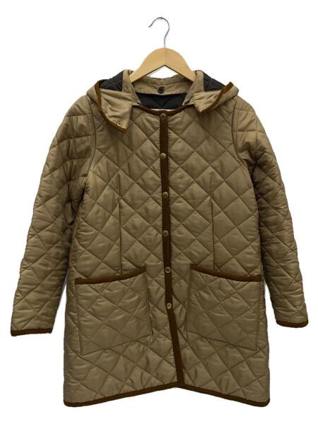 トラディショナルウェザーウェア キルティング ロングコート チェック