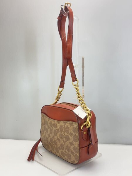 COACH(コーチ) / ショルダーバッグ/レザー/BRW/総柄/31208 | 中古品の 