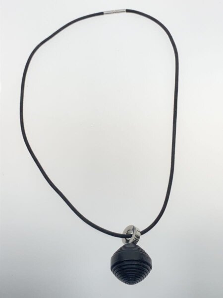 HERMES(エルメス) / ネックレス/レザー/BLK/トップ有/レディース 