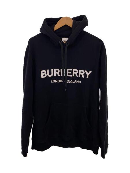 BURBERRY LONDON(バーバリーロンドン) / パーカー/L/コットン/BLK/無地 