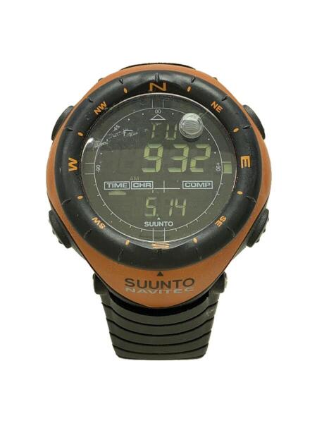 SUUNTO(スント) / クォーツ腕時計/デジタル/--/BRW/BLK/NAVITEC | 中古 