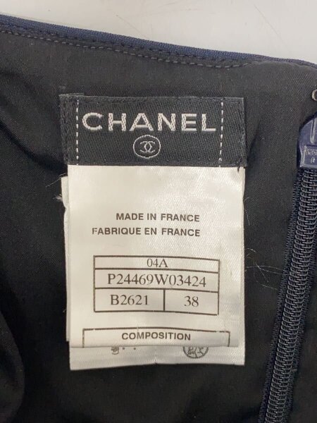 CHANEL(シャネル) / ノースリーブワンピース/38/--/NVY/P24469W03424