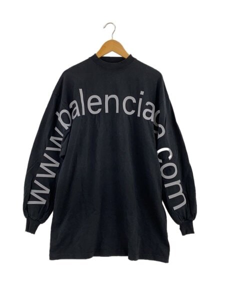 BALENCIAGA(バレンシアガ) / 長袖Tシャツ/L/コットン/BLK/JP57 2022