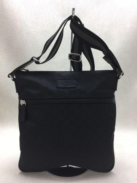 GUCCI(グッチ) / ショルダーバッグ・GG柄ナイロン/ナイロン/BLK/クロス 