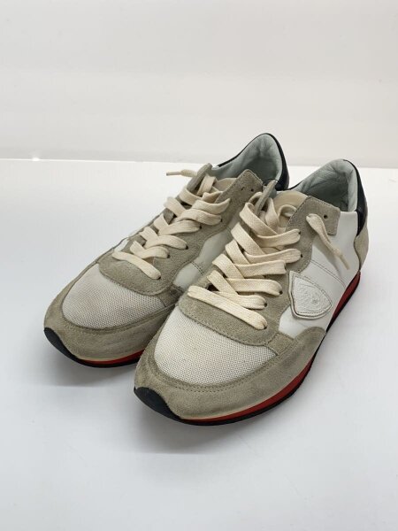 「PHILIPPE MODEL」 ローカットスニーカー 42 ホワイト メンズ PHILIPPE MODEL（フィリップモデル） スニーカー TROPEZ HAUTE LOW トロペ TKLU W007 メンズ ローカット  ナイロン×スウェード シューズ 靴 BLANC : インポートセレクトmusee - 通販 - Yahoo!ショッピング 