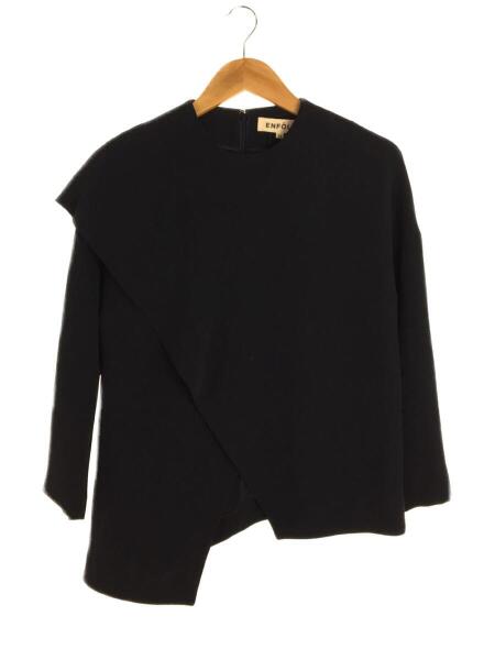 ENFOLD(エンフォルド) / 長袖ブラウス/38/NVY/無地 | 古着の販売・通販
