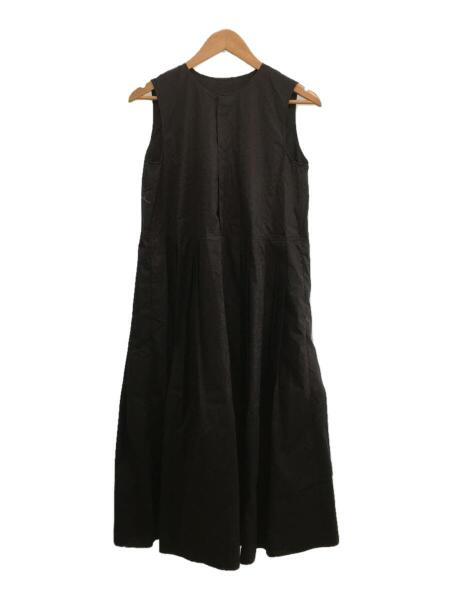 GALERIE VIE / ノースリーブワンピース/36/レーヨン/YLW/ストライプ/23-06-21-06101 GALERIE VIEノースリーブ GALERIE VIE◇ノースリーブワンピース/36