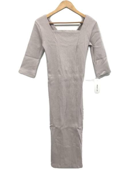 FRAY I.D(フレイアイディー) / 2021AW/リブカットワンピース半袖  