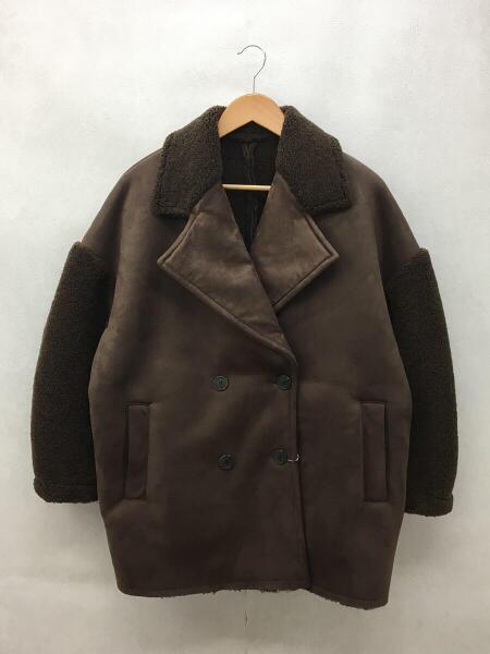 LagunaMoon(ラグナムーン) / 21AW/ダブルブレストボアオーバーコート 