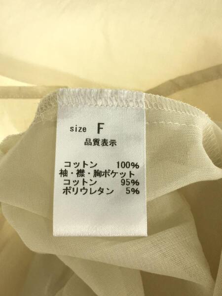 KISHIDAMIKI(キシダミキ) / 半袖シャツ/FREE/コットン/CRM/無地 | 古着 