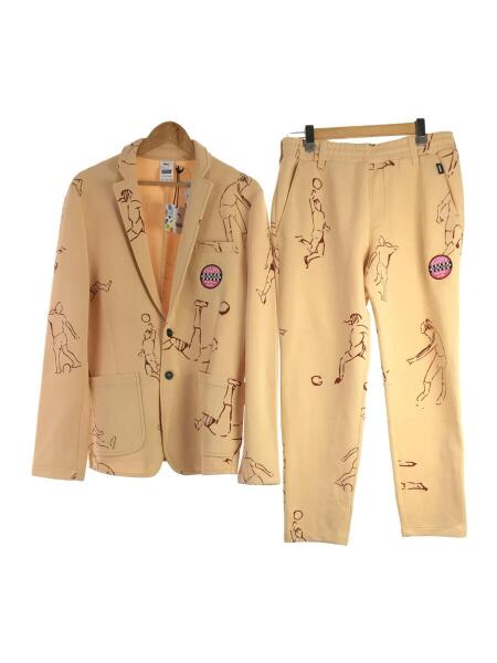 PUMA(プーマ) / セットアップ/M/コットン/BEG/総柄/598436-12 | 古着の  