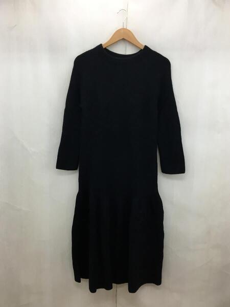 UNITED ARROWS(ユナイテッドアローズ) / 長袖ワンピース/ウール/BLK 