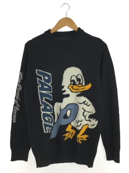 PALACE(パレス) / セーター(厚手)/M/ウール/ブラック/プリント/Duck  