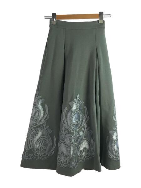 アメリ RIBBON EMBROIDERY SKIRT S