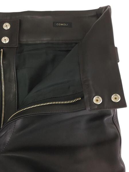 COMOLI(コモリ) / ボトム/1/W03-03012/馬革/BLK/無地/2022/ホース