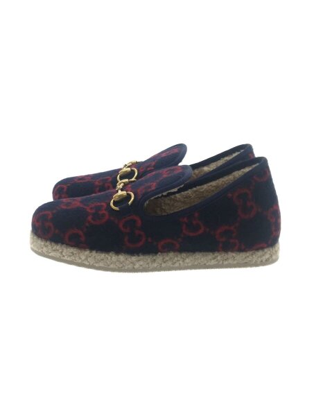 GUCCI(グッチ) / GUCCI グッチ シューズ/35/NVY/GGムートンスリッポン 