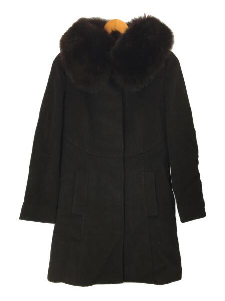 MAX MARA STUDIO(マックスマーラステュディオ) / ファー付きコート/38 