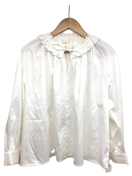BALLSEY(ボールジィ) / 22AW/襟フリルリボン長袖ブラウス/36/コットン 