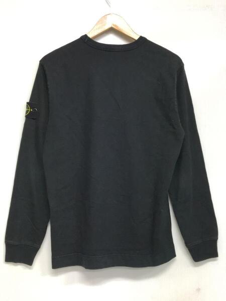 STONE ISLAND(ストーンアイランド) / 長袖Tシャツ/S/コットン/ブラック 