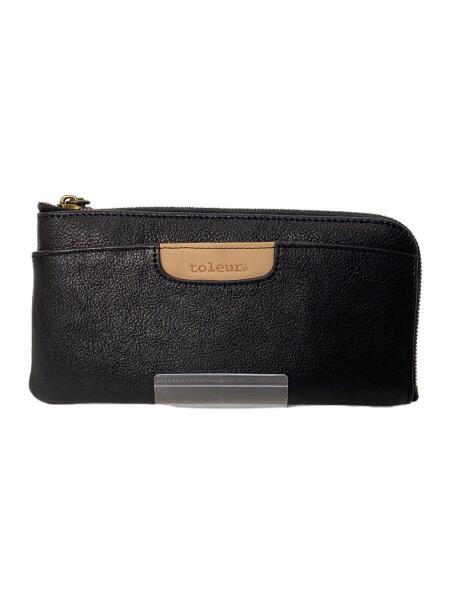 toleur(トーラ) / カウレザーL字ウォレット/長財布/牛革/BLK/無地 