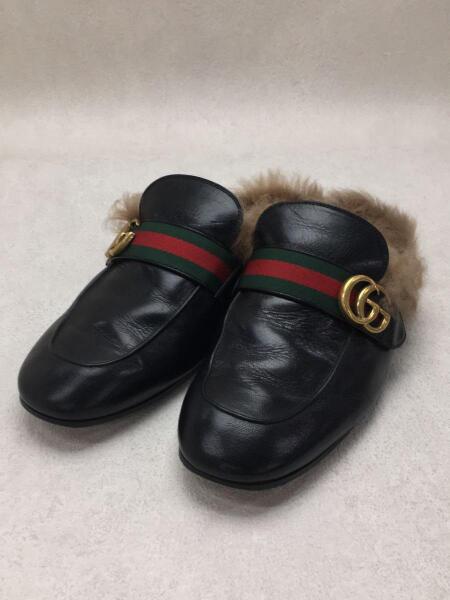 GUCCI プリンスタウン ファーサンダル ローファー 【公式通販】