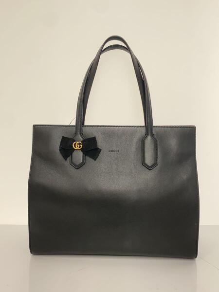 GUCCI(グッチ) / トートバッグ/レザー/ブラック/無地/440055 | 中古品