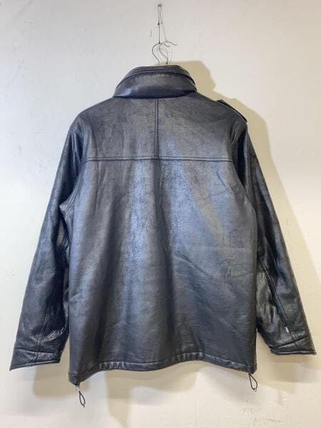 NITRAID m-65 レザージャケット フィールドジャケット L ナイトレイド 革ジャン レザー ラムレザー 羊革 美品 Horn Works 本革 M65フィールドジャケット メンズ ホーン