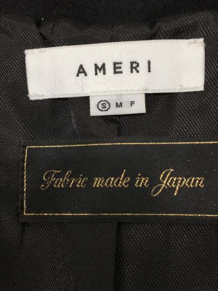 AMERI(アメリヴィンテージ) / チェスターコート/S/ウール/BLK/無地