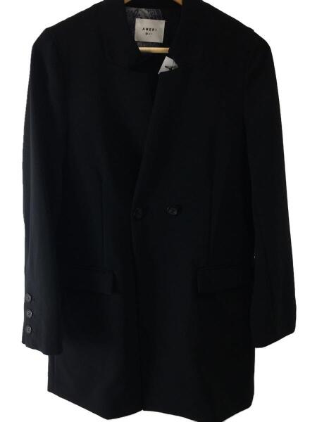 AMERI◇ジャケット/S/ポリエステル/BLK/無地/0224206751500 AMERI