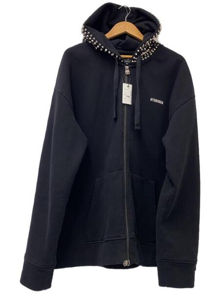 HYDROGEN(ハイドロゲン) / ジップパーカー/XL/コットン/BLK | 古着の 