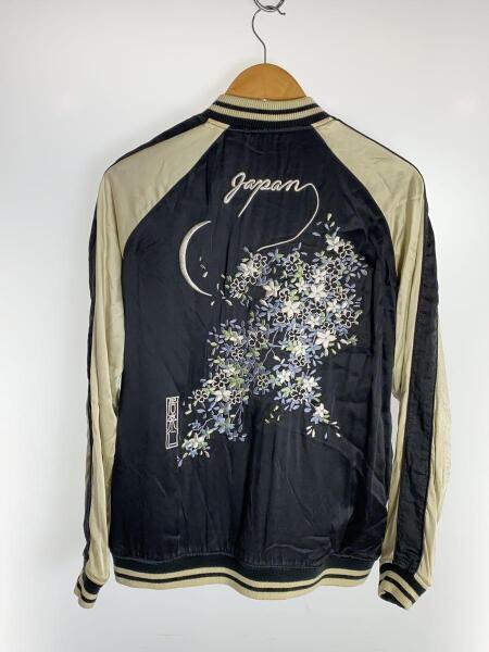IOLANI(イオラニ) / スカジャン/XL/シルク/BLK/171107/リバーシブル/桜