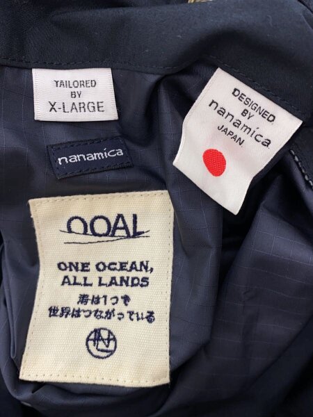 nanamica / ダウンジャケット/XL/ポリエステル/WHT/SUBF267 nanamica(ナナミカ) / ダウンジャケット/XL/ポリエステル/NVY/無地