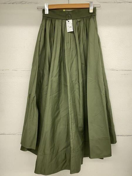 MADISONBLUE(マディソンブルー) / ロングスカート/S/コットン/カーキ