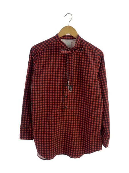 TOGA PULLA(トーガプラ) / CHECK SHIRT/36/ポリエステル/レッド 