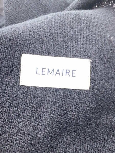 LEMAIRE(ルメール) / ノーカラージャケット/48/ウール/BLK/JR4L-LA 