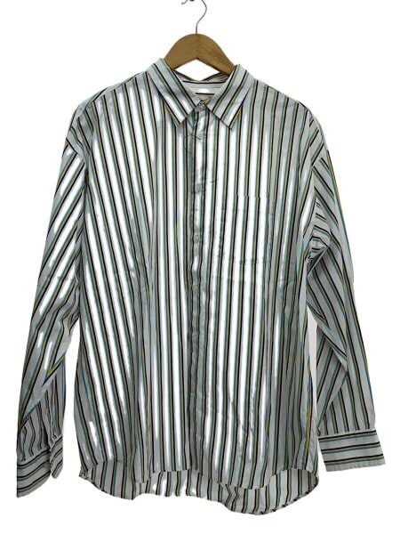 ALLEGE(アレッジ) / 長袖シャツ/4/コットン/WHT/ストライプ/ah19s-sh02 
