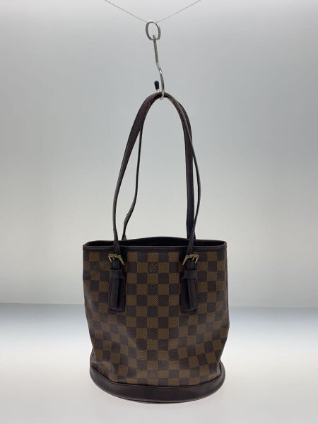 LOUIS VUITTON / マレPM_ダミエ・エベヌ_BRW/PVC/BRW/総柄 LOUIS VUITTON(ルイヴィトン) / マレPM_ダミエ・エベヌ_BRW/PVC/BRW