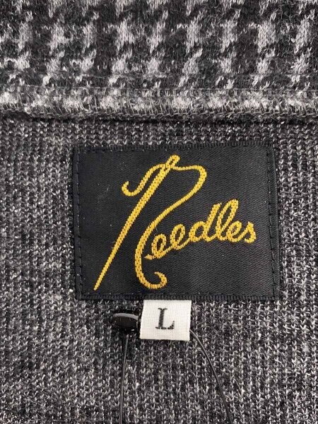 Needles(ニードルズ) / カーディガン(薄手)/L/コットン/グレー/千鳥格 