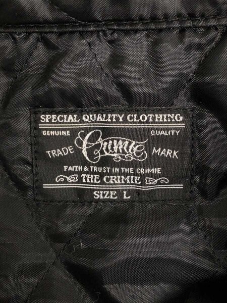 CRIMIE クライミー ジャケット L レオパード襟 キルティンググレー 美品 CRIMIE（クライミー）の「LEOPARD BOA HOOD JACKET（ブルゾン）」 - WEAR