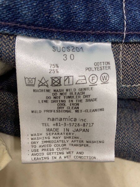 nanamica(ナナミカ) / 5 Pockets Denim Straight Pants/30/デニム/IDG 