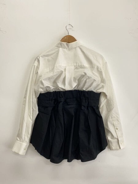 sacai / 長袖シャツ/2/ポリエステル/BLK/22-06373// sacai(サカイ) / 長袖シャツ/2/ポリエステル/BLK/22-06373// | 古着の