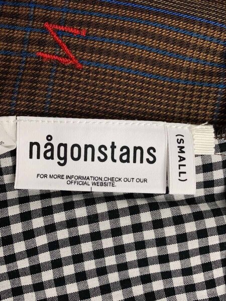 nagonstans(ナゴンスタンス) / Vintage Check/ワイドカーゴパンツ/S 