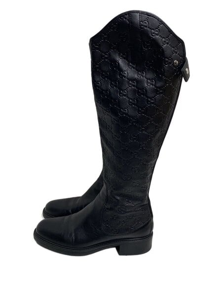GUCCI(グッチ) / GG柄/ロングブーツ/37/BLK/296161 | 中古品の販売 