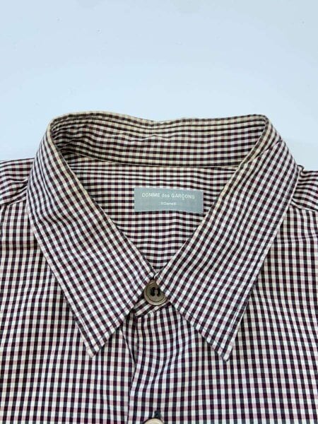 COMME des GARCONS HOMME / 半袖シャツ/--/コットン/BRW/HB-020340/田中オム// COMME des GARCONS HOMME(コムデギャルソンオム) / 半袖シャツ