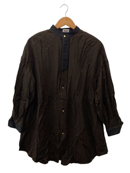 THE RERACS(ザリラクス) / 長袖シャツ/36/コットン/BRW/千鳥格子/20FW 