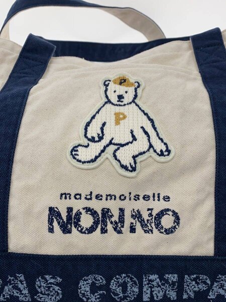 Mademoiselle NON NON(マドモアゼルノンノン) / トートバッグ/コットン 