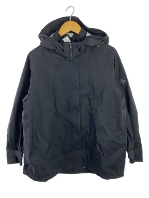 DESCENTE◇WATERPROOF JACKET/ナイロンジャケット/L/ナイロン/BLK