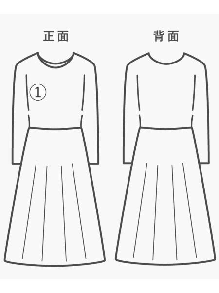 FRAY I.D(フレイアイディー) / ノースリーブワンピース/1/ポリエステル