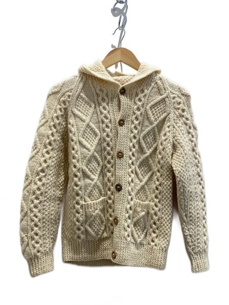 Athena Designs / カーディガン(厚手)/--/ウール/CRM/無地 Athena Designs(アテナデザイン) / カーディガン(厚手)/--/ウール/CRM